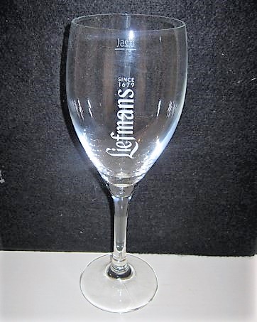 beer glass from the Liefmans brewery in Belgium with the inscription 'Liefmans Since 1679'