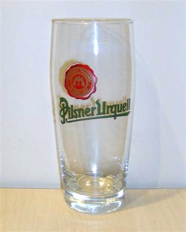 beer glass from the Pilsner Urquell brewery in Czech Republic with the inscription 'Plzensky Prazdroj Od Roku 1842  Pilsner Urquell'