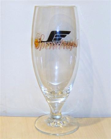 beer glass from the Spendrup's  brewery in Sweden with the inscription 'Spendrups'