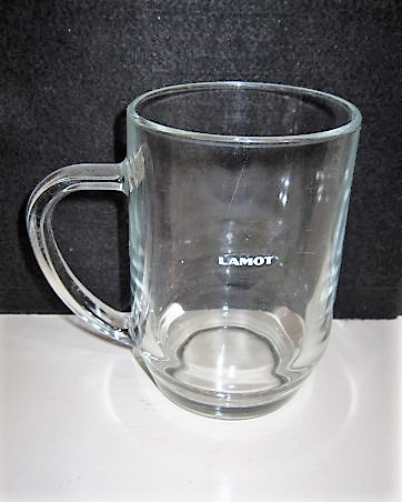 beer glass from the Lamot brewery in Belgium with the inscription 'Lamot '