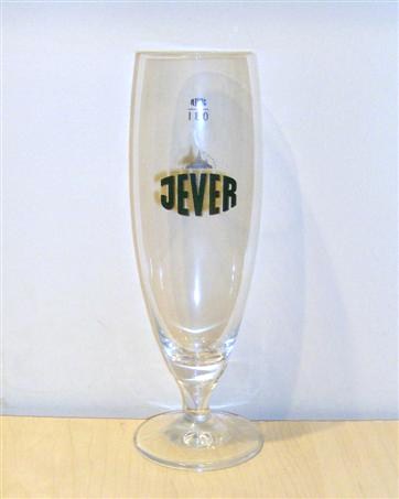 beer glass from the Jever  brewery in Germany with the inscription 'Jever '