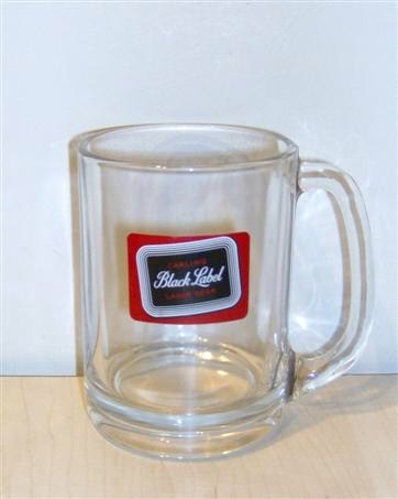 beer glass from the Carling brewery in Canada with the inscription 'Carling Black Label Lager Beer'