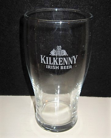 beer glass from the Smithwick brewery in Ireland with the inscription 'Kilkenny Irish Beer'