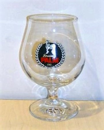 beer glass from the Palm brewery in Belgium with the inscription 'Speciale Palm 1747'