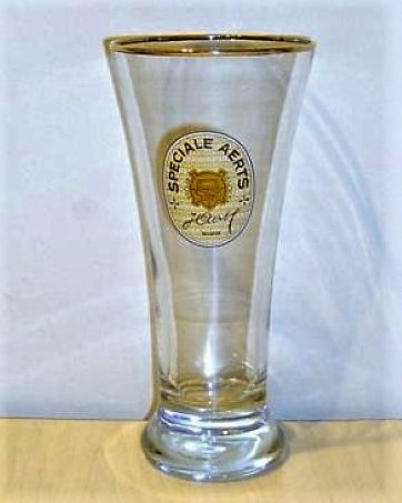 beer glass from the St Josse brewery in Belgium with the inscription 'Speciale Aerts'