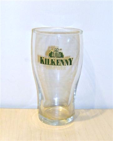 beer glass from the Smithwick brewery in Ireland with the inscription 'Kilkenny Irish Beer'