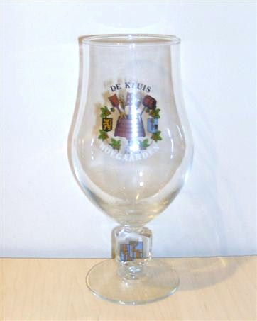 beer glass from the Hoegaarden  brewery in Belgium with the inscription 'De Kluis Hoegaarden'