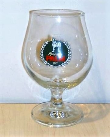 beer glass from the Palm brewery in Belgium with the inscription 'Speciale Palm 1747'