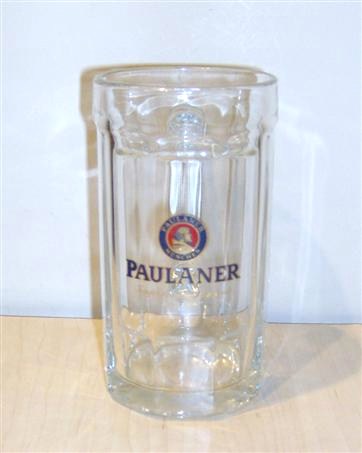 beer glass from the Paulaner brewery in Germany with the inscription 'Paulaner'