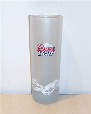 beer glass from the Coor's brewery in U.S.A. with the inscription 'Coors Light'