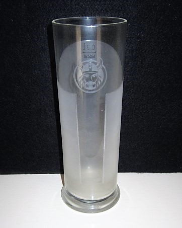 beer glass from the Faxe  brewery in Denmark with the inscription 'Faxe Man's Best Friend'