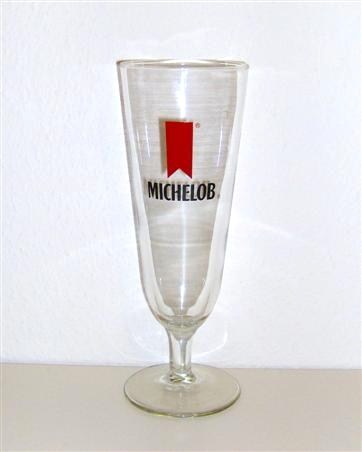beer glass from the Anheuser Busch brewery in U.S.A. with the inscription 'Michelob'