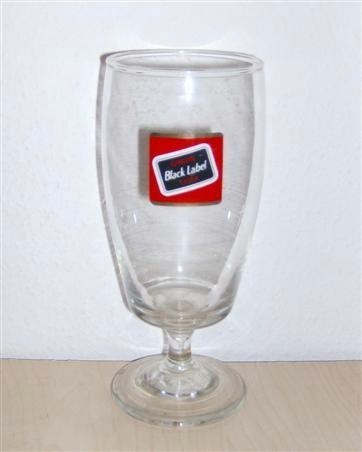 beer glass from the Carling brewery in Canada with the inscription 'Carling Black Label Lager'