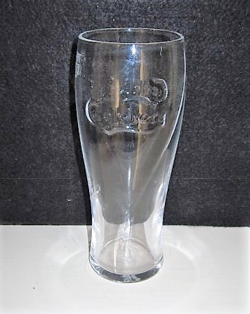 beer glass from the Carlsberg brewery in Denmark with the inscription 'Carlsberg'