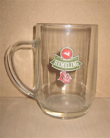 beer glass from the Mitchells & Butlers brewery in England with the inscription 'Hemeling'