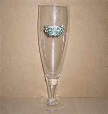 beer glass from the Timmermans brewery in Belgium with the inscription 'Timmermans'