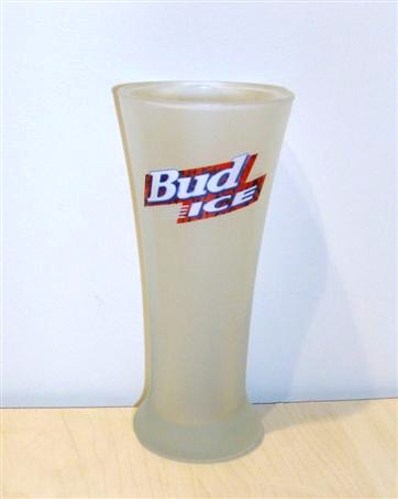 beer glass from the Anheuser Busch brewery in U.S.A. with the inscription 'Bud Ice'