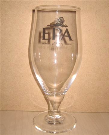 beer glass from the Marston's brewery in England with the inscription 'EPA From The Marston's Brewery'