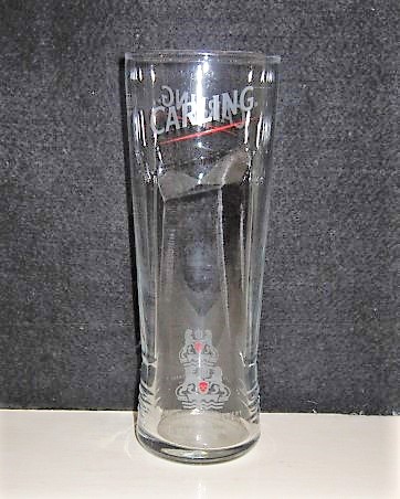 beer glass from the Carling brewery in Canada with the inscription 'Carling'