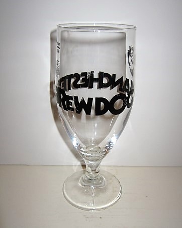 beer glass from the Brew Dog brewery in Scotland with the inscription 'Brew Dog'