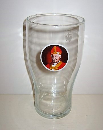 beer glass from the Greene King brewery in England with the inscription ''