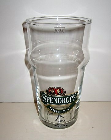 beer glass from the Spendrup's  brewery in Sweden with the inscription 'Spendrup's Original'