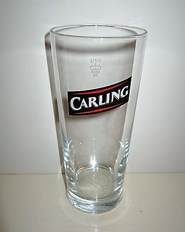 beer glass from the Carling brewery in Canada with the inscription 'Carling '