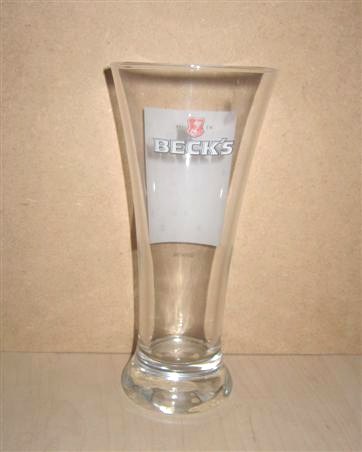 beer glass from the Beck & Co. brewery in Germany with the inscription 'Beck's'