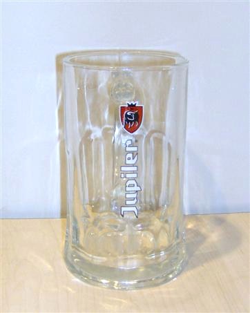 beer glass from the Piedboeuf brewery in Belgium with the inscription 'Jupiler'