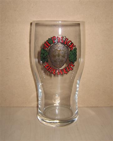 beer glass from the Hop Back Brewery brewery in England with the inscription 'Hop Back Brewery'