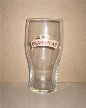 beer glass from the Brakspears brewery in England with the inscription 'Since 1779 Brakspear'