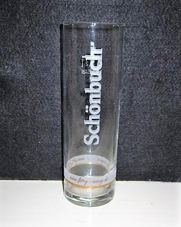beer glass from the Schonbuch brewery in Germany with the inscription 'Schonbuch'