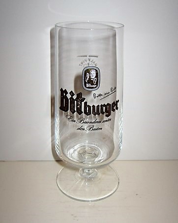 beer glass from the Bitburger brewery in Germany with the inscription 'Bitburger '