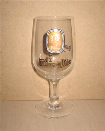 beer glass from the Bitburger brewery in Germany with the inscription 'Bitburger Pils'