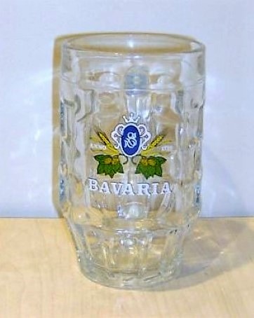 beer glass from the Bavaria brewery in Netherlands with the inscription 'Anno 1719 Bavaria'