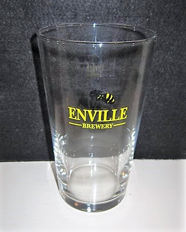 beer glass from the Enville  brewery in England with the inscription 'Enville Brewery '