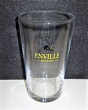 beer glass from the Enville  brewery in England with the inscription 'Enville Brewery '