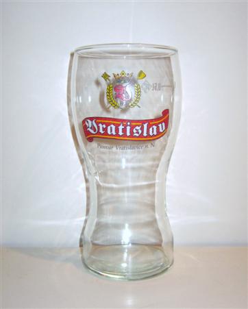 beer glass from the Vartislavice brewery in Czech Republic with the inscription 'Vratislav Pivouar Vartislavice'