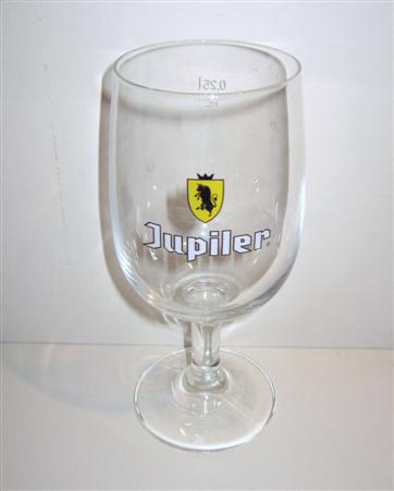 beer glass from the Piedboeuf brewery in Belgium with the inscription 'Jupiler'