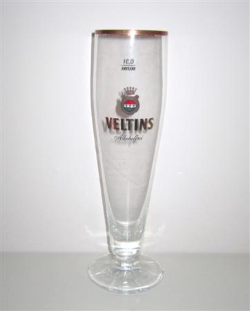 beer glass from the Veltins  brewery in Germany with the inscription 'Veltins'