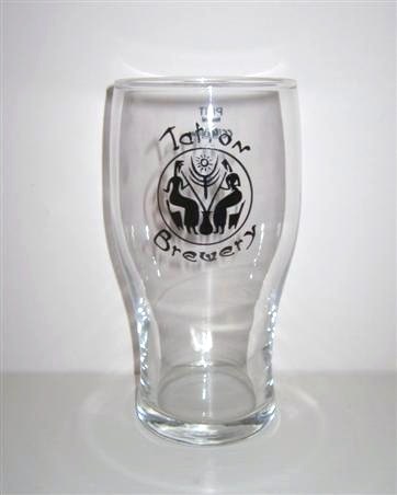 beer glass from the Tatton Brewery brewery in England with the inscription 'Tatton Brewery'
