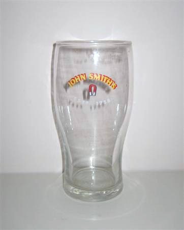 beer glass from the John Smith's brewery in England with the inscription 'John Smith's EST 1758 '