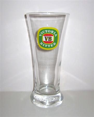 beer glass from the Carlton & United Breweries brewery in Australia with the inscription 'Victoria VB Bitter'