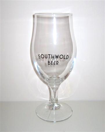 beer glass from the Adnams brewery in England with the inscription 'Southwold Beer'