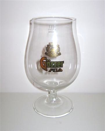beer glass from the Gosser brewery in Austria with the inscription 'Gosser Brauerer. Gosser Pils'