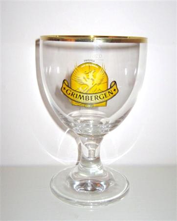 beer glass from the Grimbergen brewery in Belgium with the inscription 'Grimbergen '