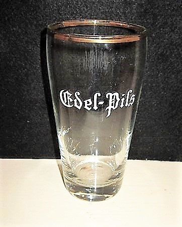 beer glass from the Martini brewery in Germany with the inscription 'Edel Pils'