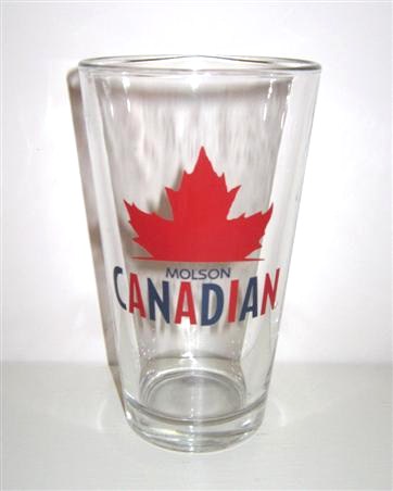 beer glass from the Molson Coors brewery in Canada with the inscription 'Molson Canadian '