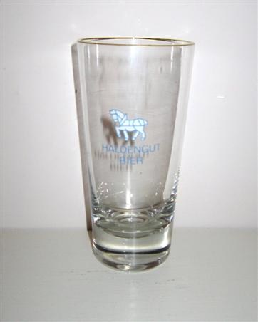 beer glass from the Heineken brewery in Switzerland with the inscription 'Haldengut Bier'