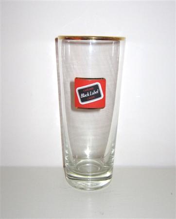 beer glass from the Carling brewery in Canada with the inscription 'Carling Black Label Lager'